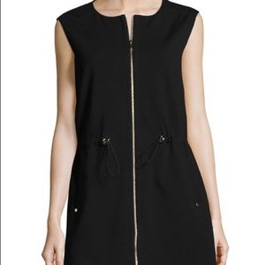 Lafayette 148 New York Punto Milano Zip- Front Vest Size XL